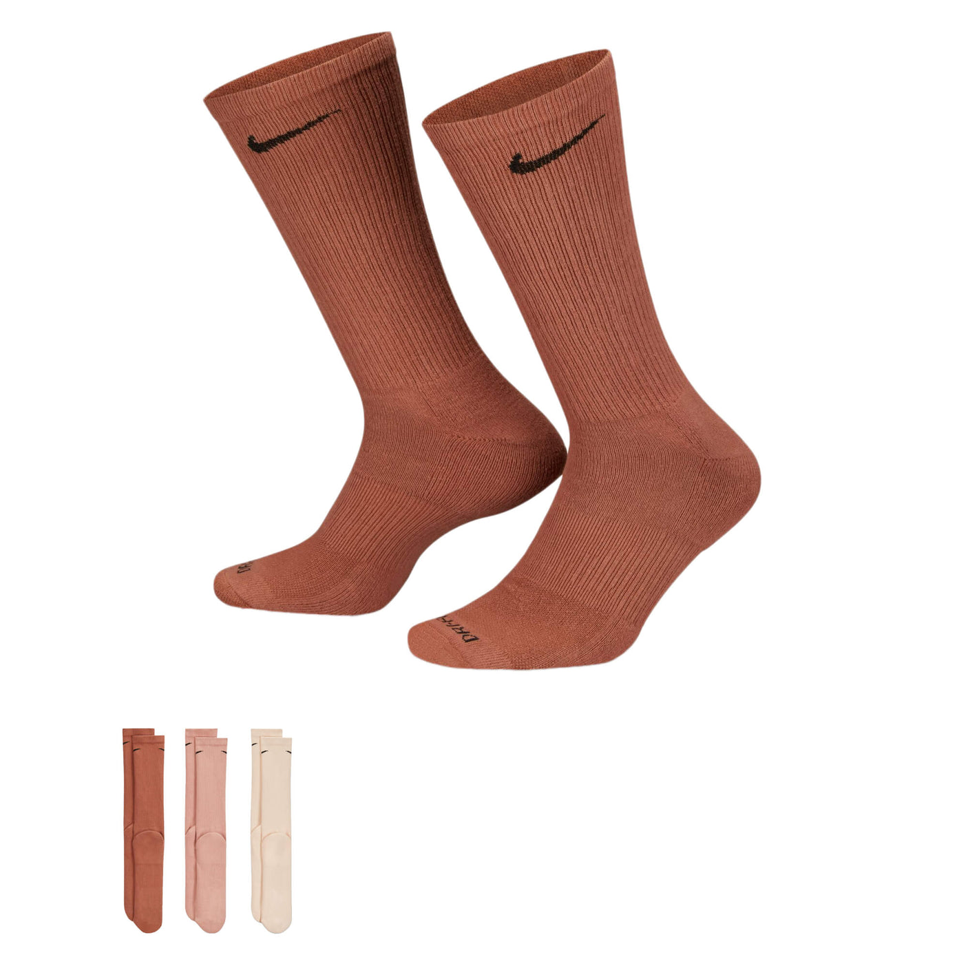 Nike Everyday Plus Cushioned Socks 3 Pack Multi-Color 