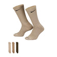 Nike Everyday Plus Cushioned Training Crew (3 Pair) Socks Multi Color Front