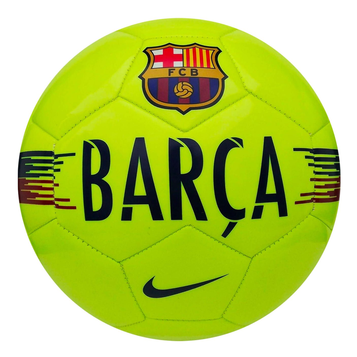 Nike FC Barcelona Supporters Ball Volt/Noble Red Back