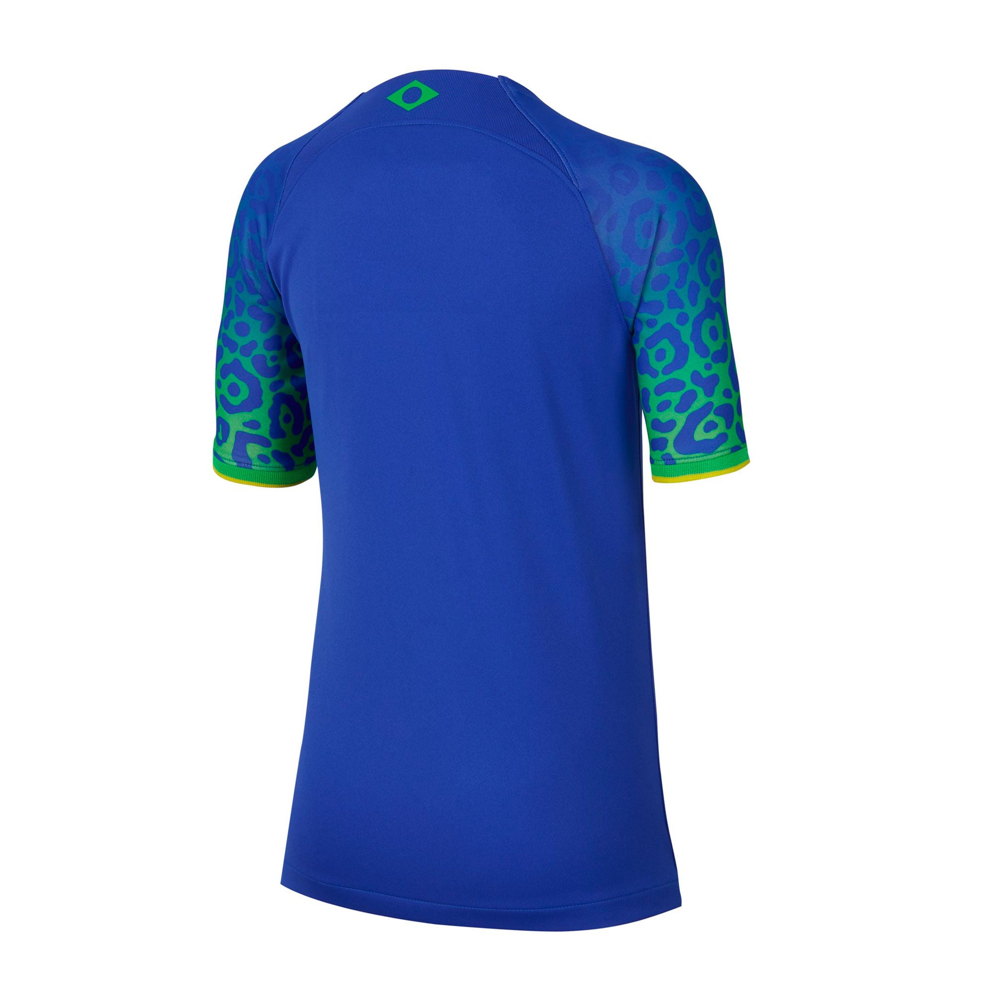 Nike Brazil Neymar Jr. Away Jersey 22/23 (Paramount Blue/Green Spark) Size M