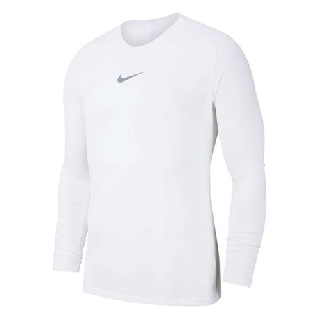 Nike Kids Dri-Fit Park First Layer Compression Top White/Cool Grey Front