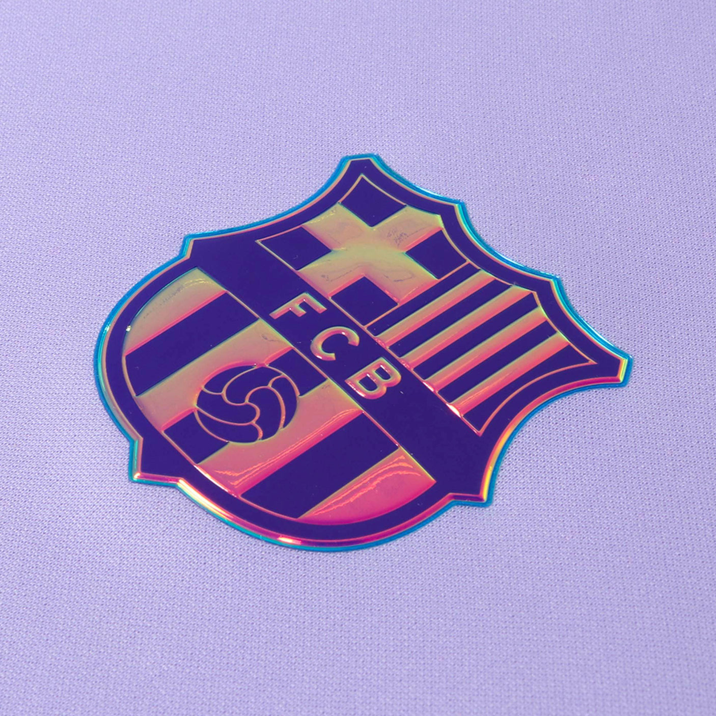 Nike Kids FC Barcelona 2021/22 Stadium Away Jersey Purple Pulse Shield