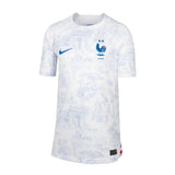 Nike Kids France 2022/23 Away Jersey White/Game Royal Front
