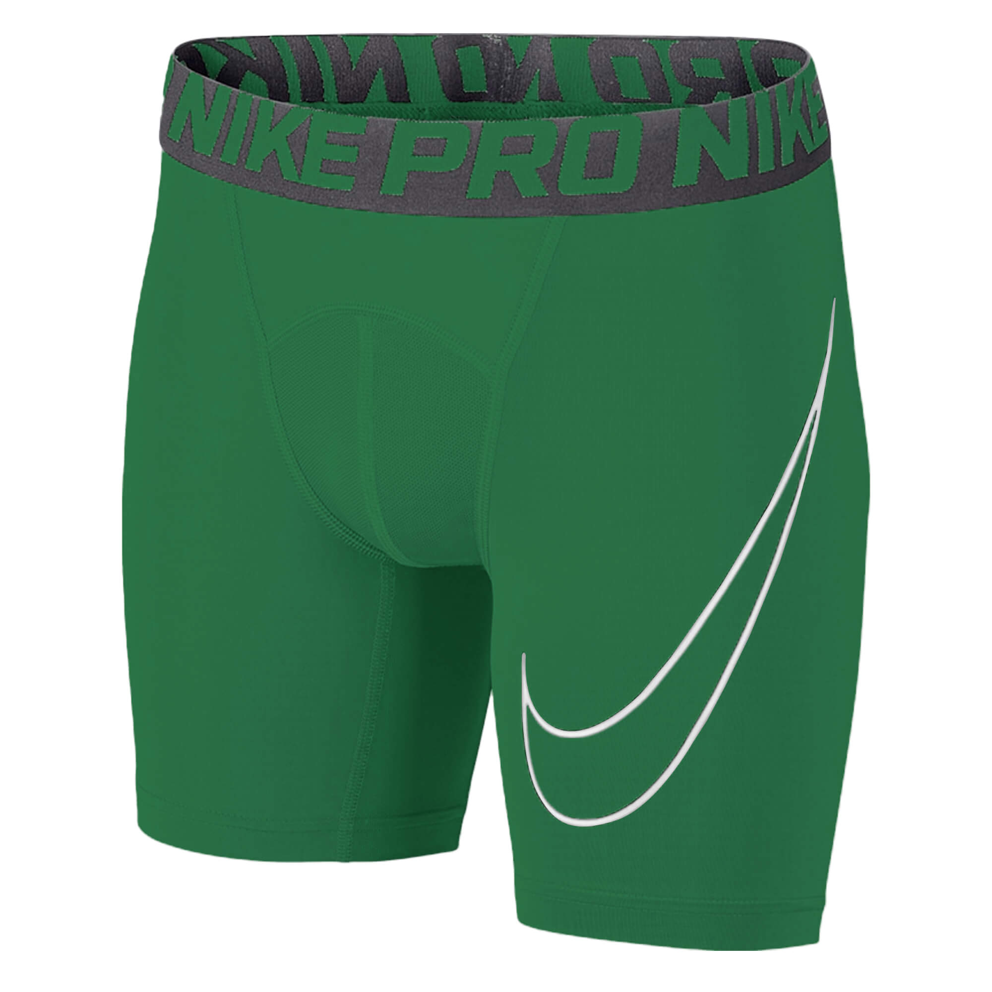 Nike Kids Pro Compression Shorts Green/White
