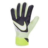Nike Kids Match Goalkeeper Gloves Black/Volt Front