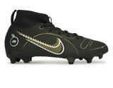 Nike Kids Mercurial Superfly 8 Academy FG/MG Black/Gold Front