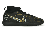 Nike Kids Mercurial Superfly 8 Academy IC Black/Gold Front