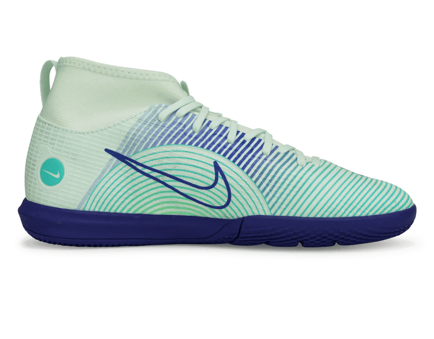 Nike Kids Mercurial Superfly 8 Academy MDS IC Green/Purple Side