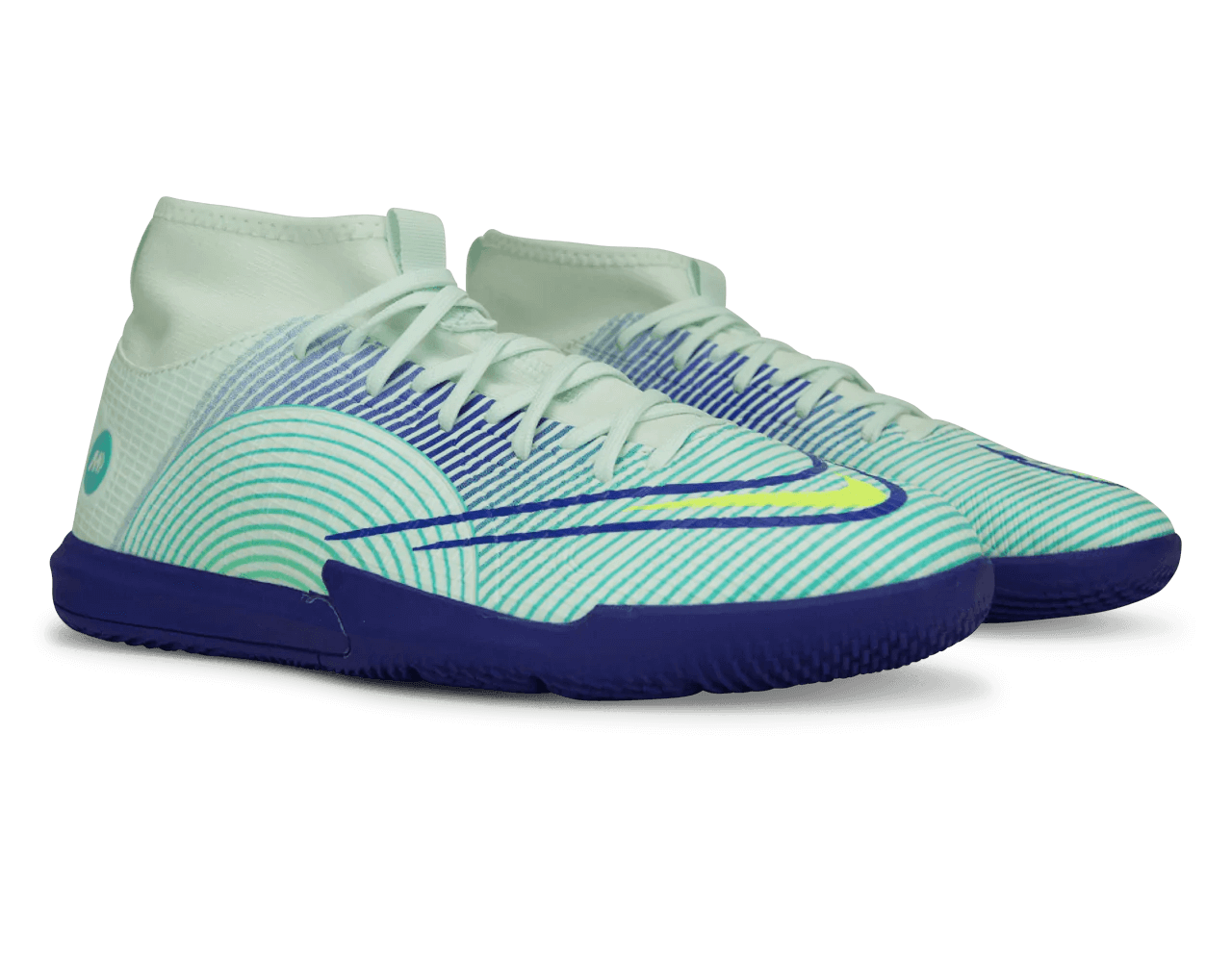 Nike Kids Mercurial Superfly 8 Academy MDS IC Green/Purple Together