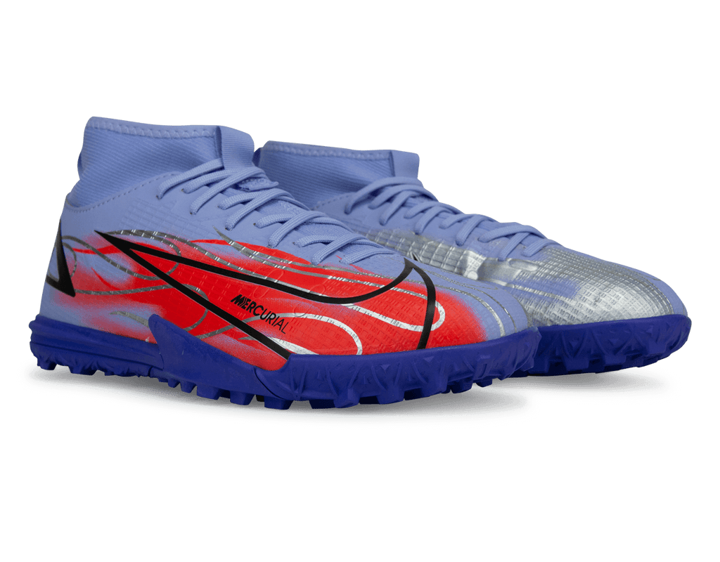 Nike Kids Mercurial Superfly 8 Academy KM TF Purple/Red Together