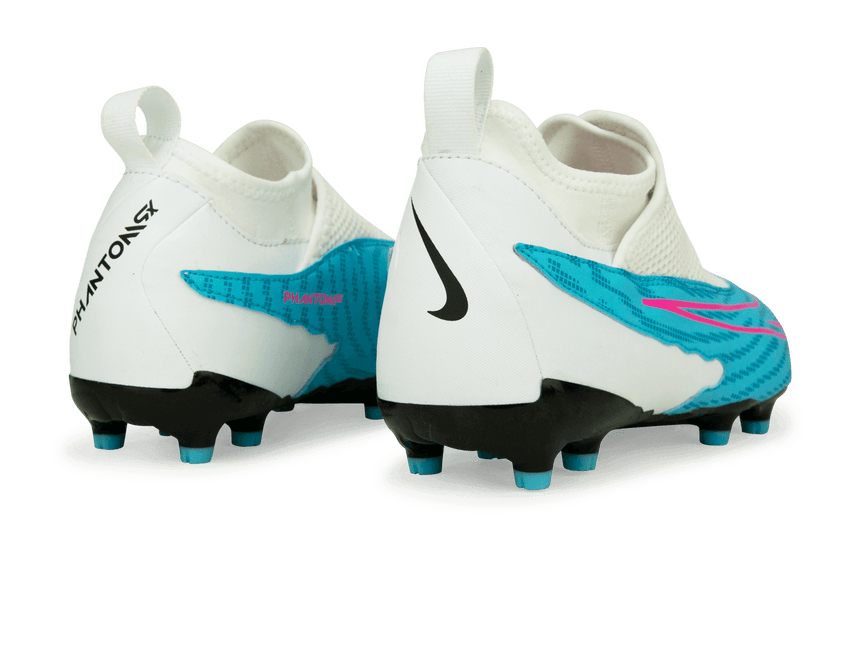 Nike Kids Phantom GX Academy DF TF Baltic Blue/White Rear