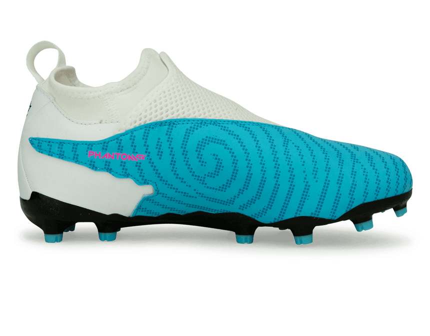 Nike Kids Phantom GX Academy DF TF Baltic Blue/White Side