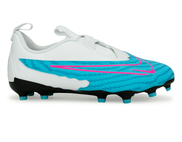 Nike Kids Phantom GX Academy FG/MG Baltic Blue/Pink Blast