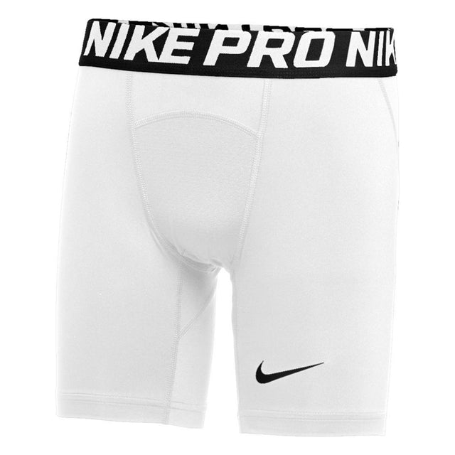 Nike Kids Pro Tight Shorts White/Black Front
