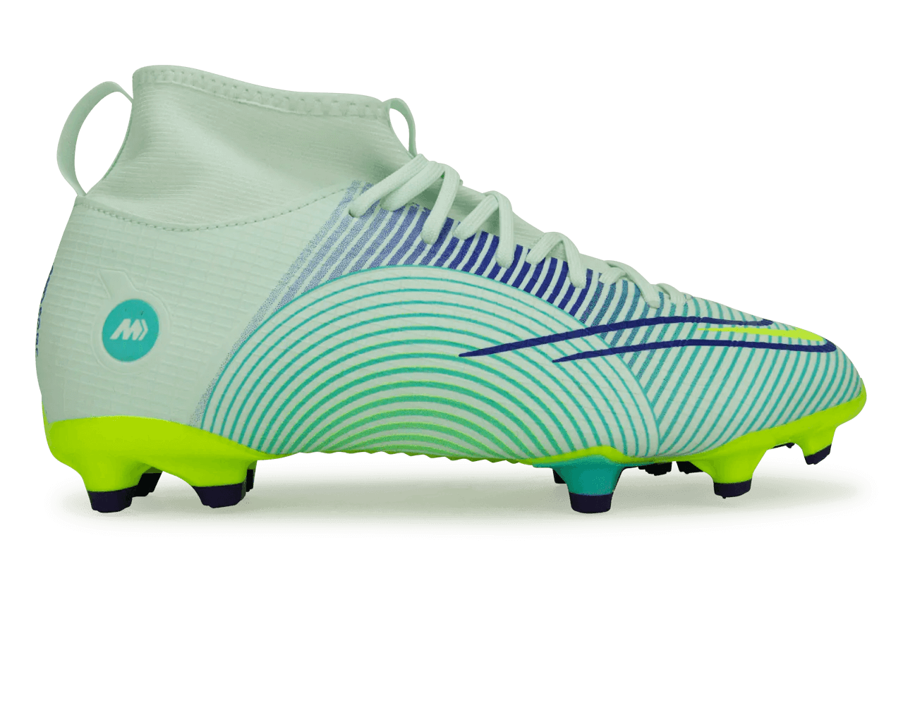 Nike Kids Superfly 8 Academy MDS FG/MG Teal/Volt/Purple Front