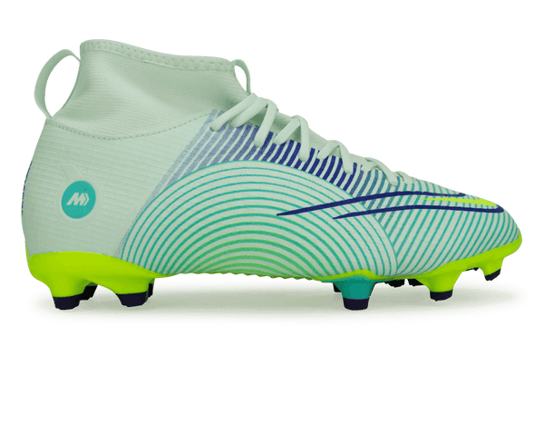 Nike Superfly 8 Elite MDS FG Cleats-Green/Volt/Purple