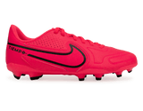 Nike Kids Tiempo Legend 9 Club FG/MG Pink/Black Front