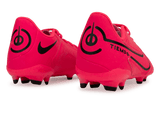 Nike Kids Tiempo Legend 9 Club FG/MG Pink/Black Rear