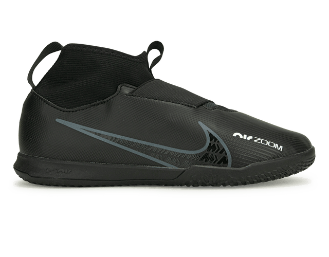 Nike Kids Zoom Mercurial Superfly 9 Academy IC Black/Smoke Grey 