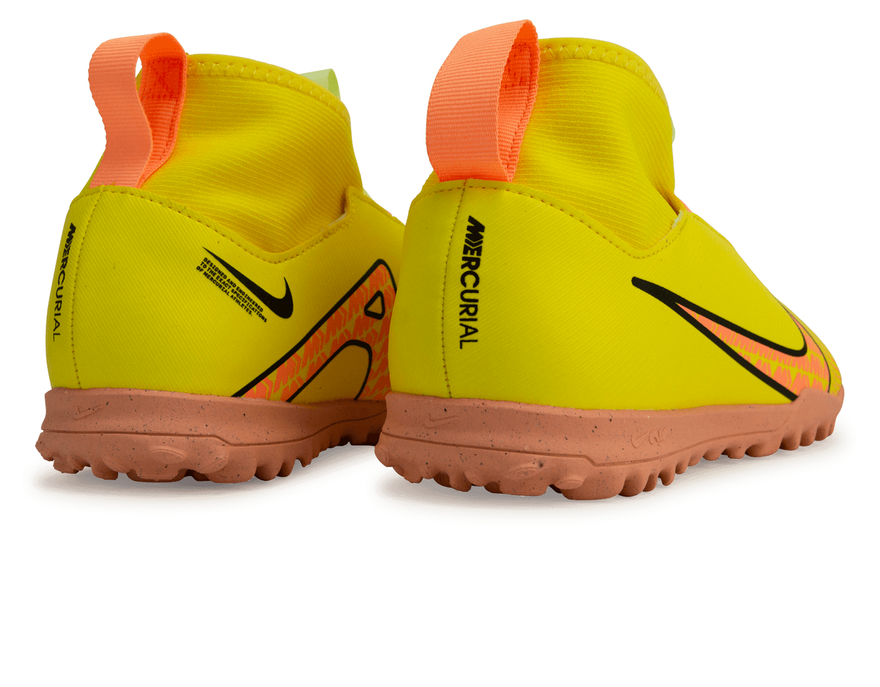 Nike Kids Zoom Mercurial Superfly 9 Academy TF Yellow Strike/Volt Ice Rear