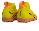 Nike Kids Zoom Mercurial Superfly 9 Academy TF Yellow Strike/Volt Ice Rear