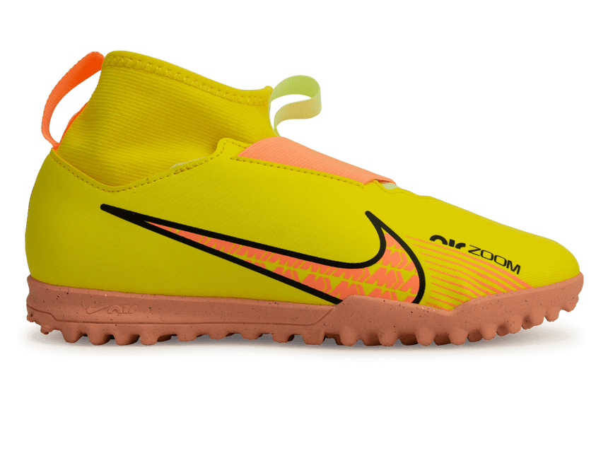 Nike Kids Zoom Mercurial Superfly 9 Academy TF Yellow Strike/Volt Ice