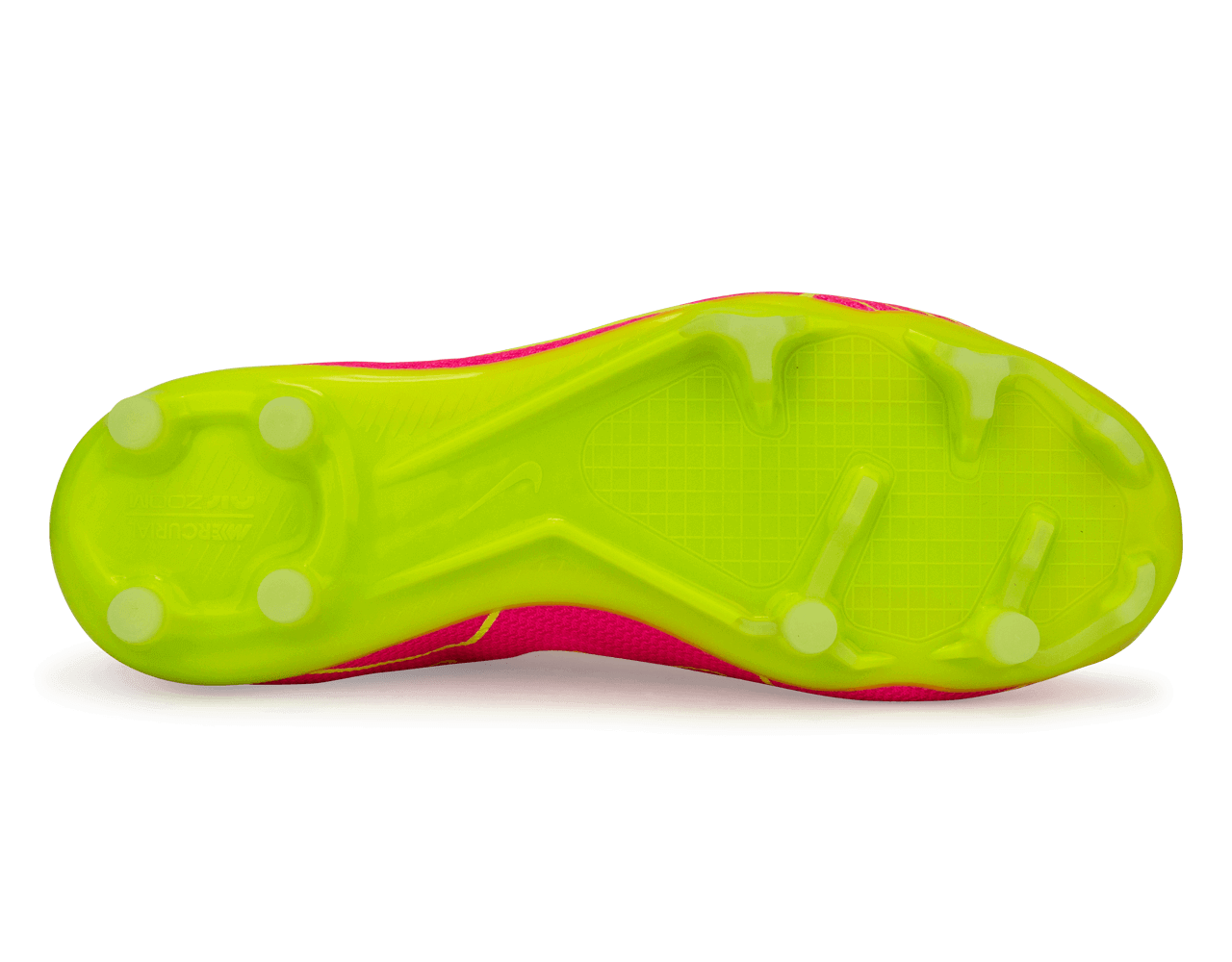 Nike Kids Zoom Mercurial Superfly 9 Pro FG Pink/Volt Sole