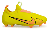 Nike Kids Zoom Mercurial Vapor 15 FG/MG Yellow Strike/Volt Ice