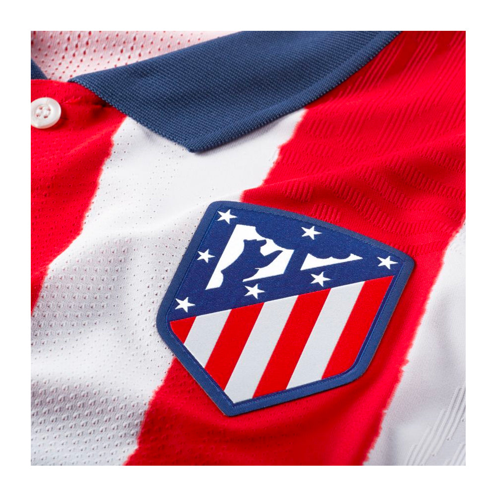 Nike Men's Atletico Madrid 2020-2021 Stadium Home Jersey Detail Crest