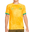 Nike Men's Australia 2022/23 Home Jersey Yellow/Green Front