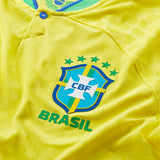 Nike Men's Brazil 2022/23 Authentic Home Jersey Dynamic Yellow/Paramount Blue Logo
