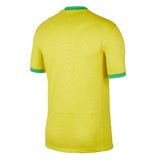Nike Men's Brazil 2023/24 Home Jersey Yellow/Green Back
