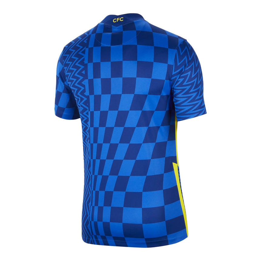 Nike Men's Chelsea 2021/22 Home Jersey Blue/Yellow Back