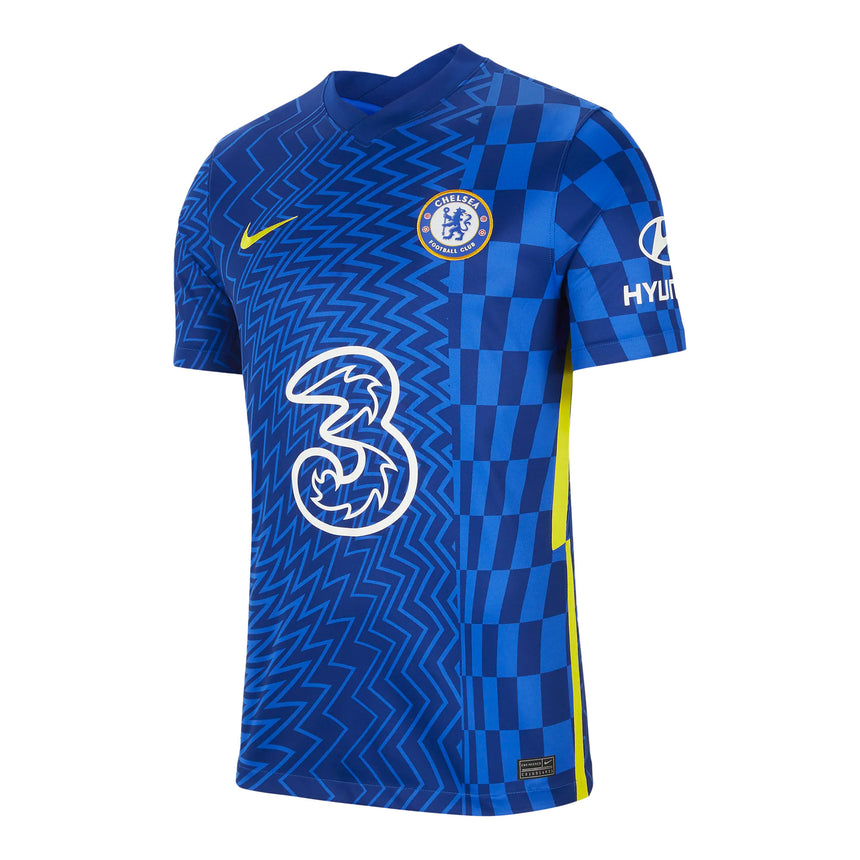 Nike Men's Chelsea 2021/22 Home Jersey Blue/Yellow Front