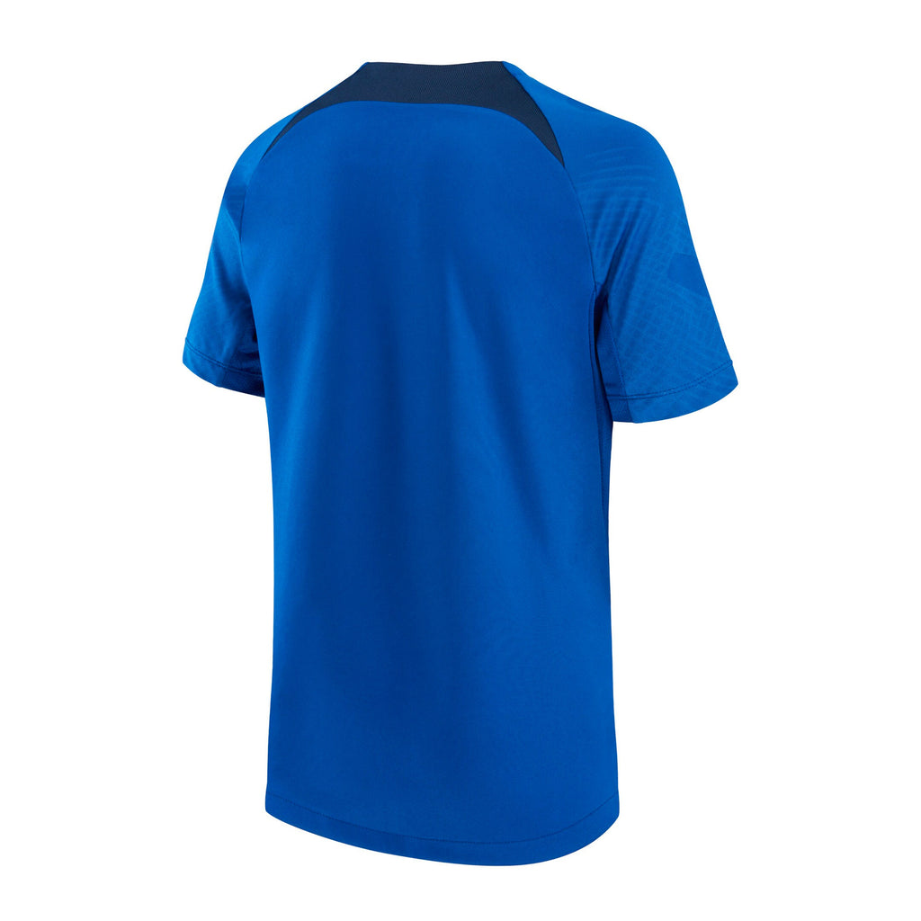 Nike Men's Chelsea 2022/23 Strike Jersey Rush Blue/White Back