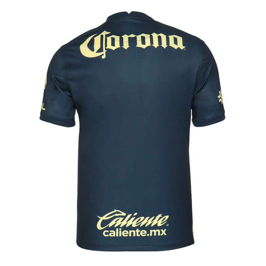 Nike Kids Club America 2021/22 Away Jersey Armory Navy/Lemon Chiffon Back
