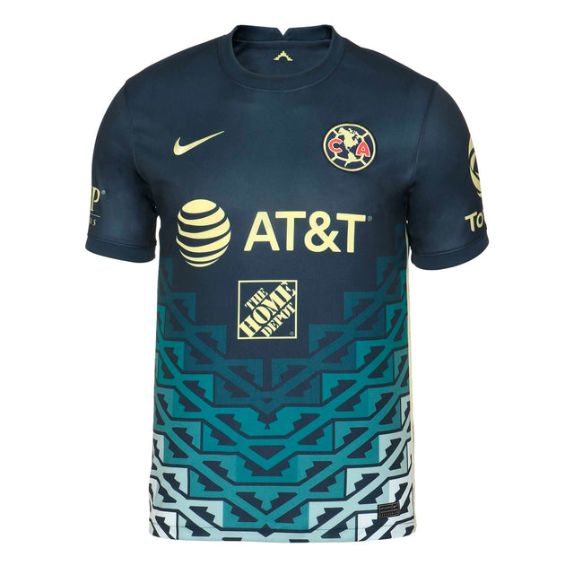 Nike Men's Club America 2021/22 Away Jersey Armory Navy/Lemon Chiffon Main