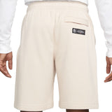Nike Men's Club America 2021/22 Fleece Shorts Desert Sand/White Back