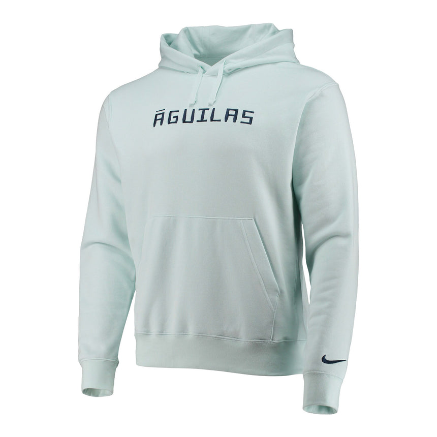 Nike Men's Club America 2021/22 Hoodie Ghost Aqua/Armory Navy Front
