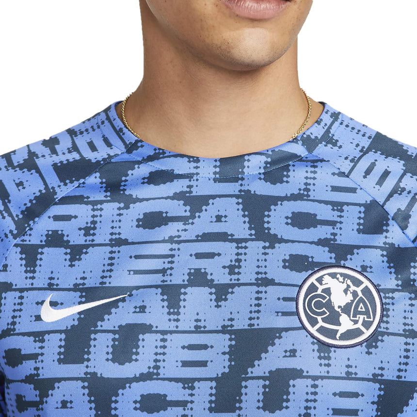 Nike Men's Club America 2022 Pre-Match Jersey Navy/White Crest