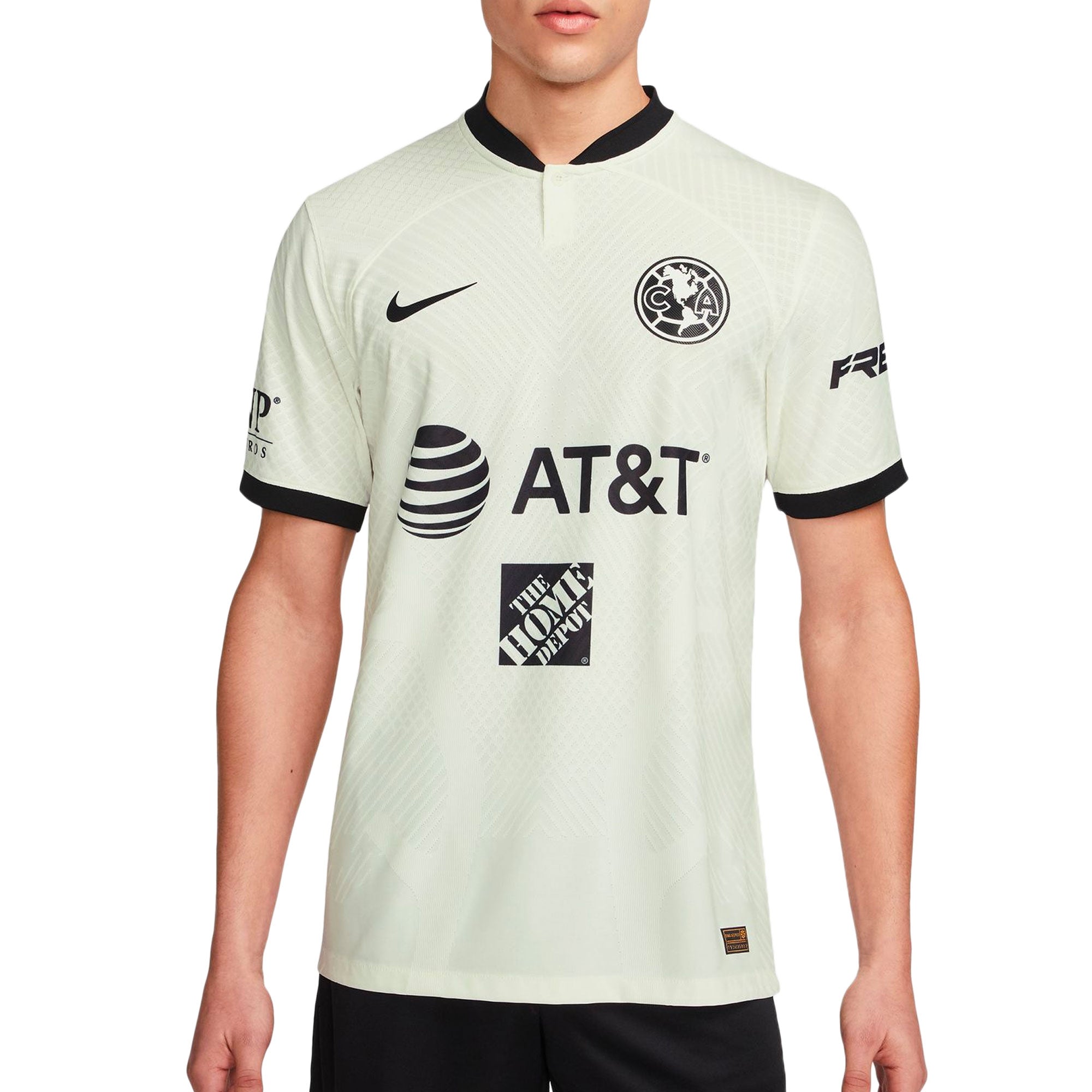Nike F.C. Home Soccer Jersey - White/Black/Metallic Gold