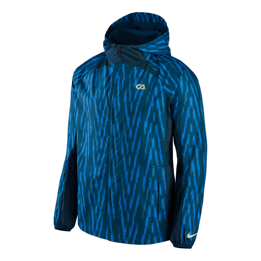 Nike Men's Club America AWF Jacket Armory Navy/Lemon Chiffon Front