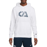 Nike Men's Club America French Terry Hoodie White/Navy Front