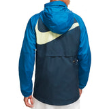 Nike Men's Club America Windbreaker Full-Zip Jacket Industrial Blue/Armory Navy