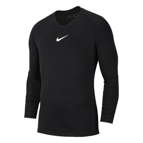 Nike Men's Dri-Fit Park First Layer Compression Top Black/White Front