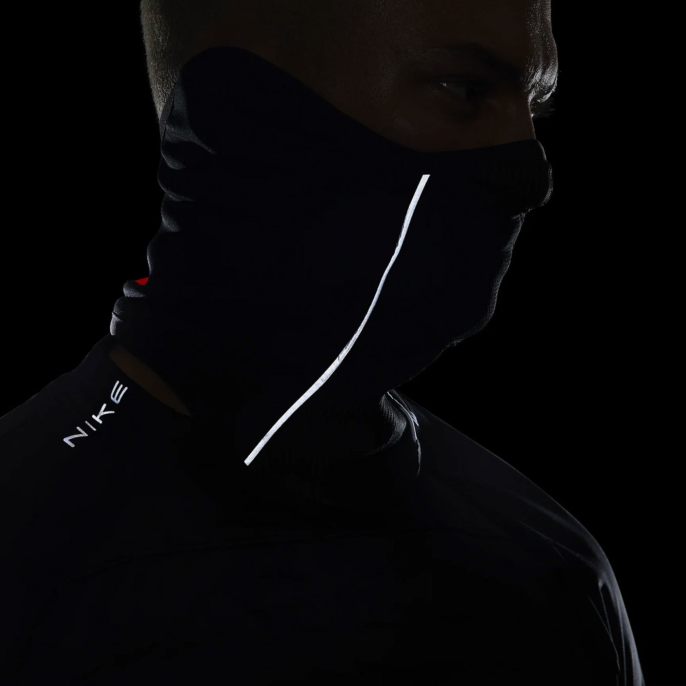 Nike Men's Dri-Fit Strike Snood Winter Warrior Black/Orange Reflective