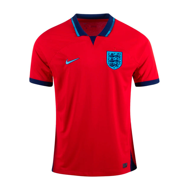 Nike Men's England 2022/23 Away Jersey Red/Blue Fury Front