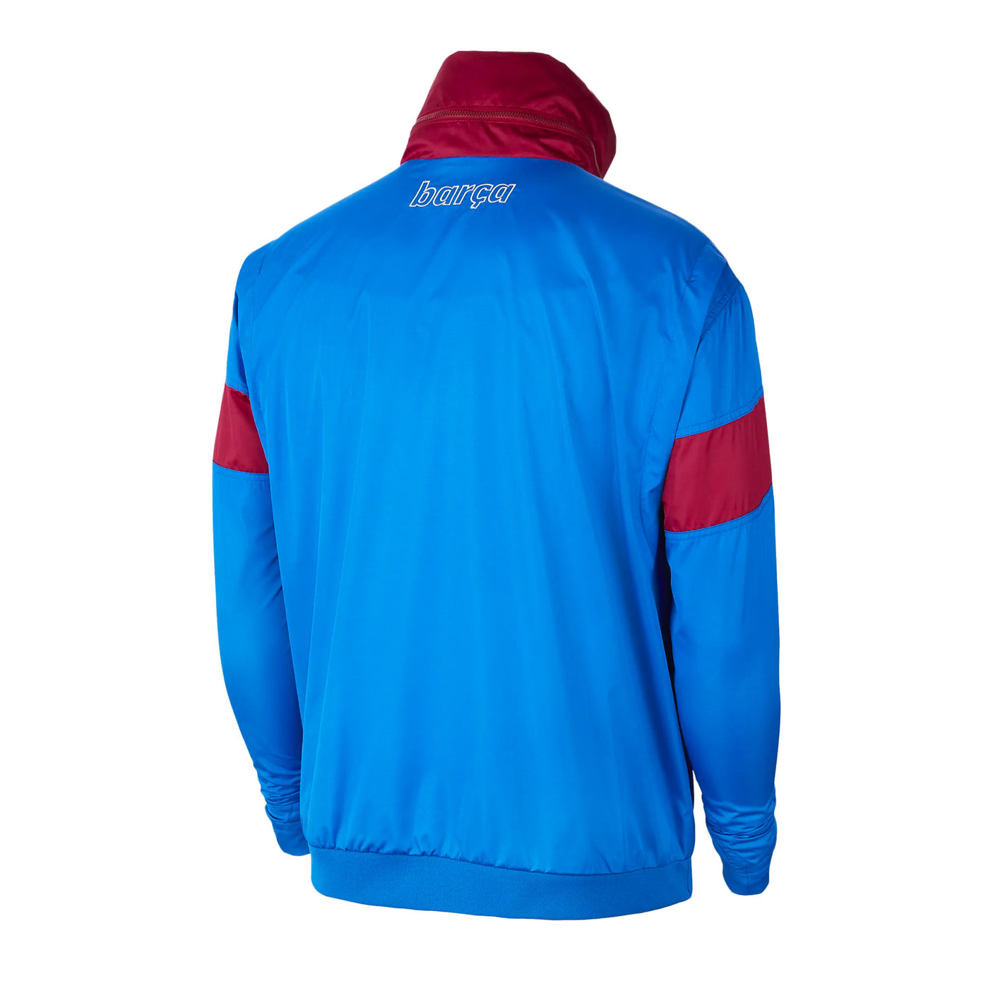 Nike Men's FC Barcelona 2021/22 Anorak Jacket Blue/Red Back