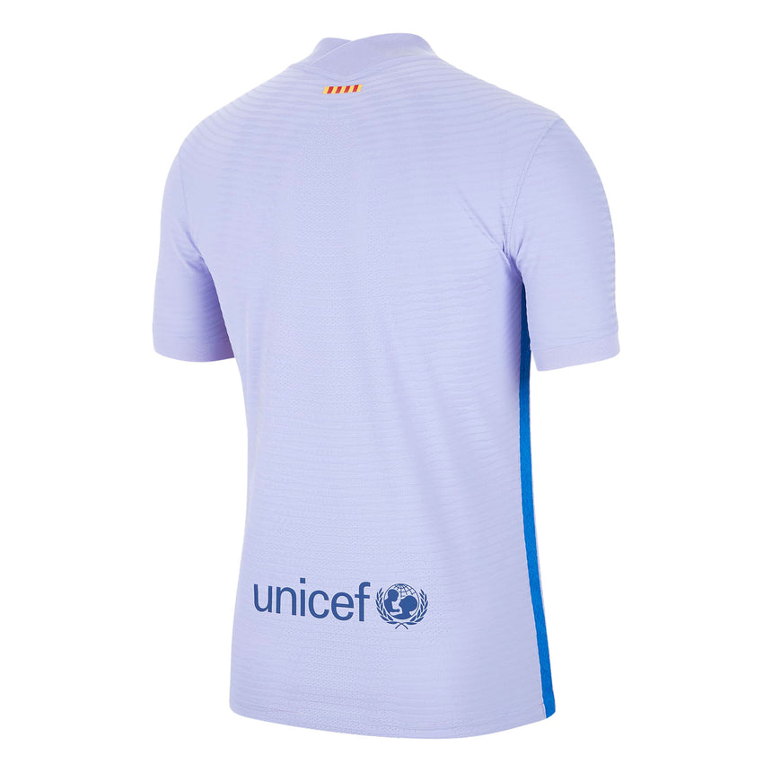 Nike Men's FC Barcelona 2021/22 Authentic Away Jersey Purple Pulse Back