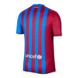 Nike Men's FC Barcelona 2021/22 Home Jersey Soar/Pale Ivory Back